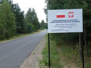 Przebudowa drogi gminnej ulicy Cichej w miejscowości Sitne